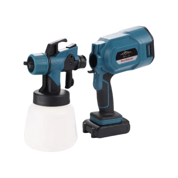 24V Battery Powered Automatic HVLP Cordless Paint Sprayer Gun - Imagen 4
