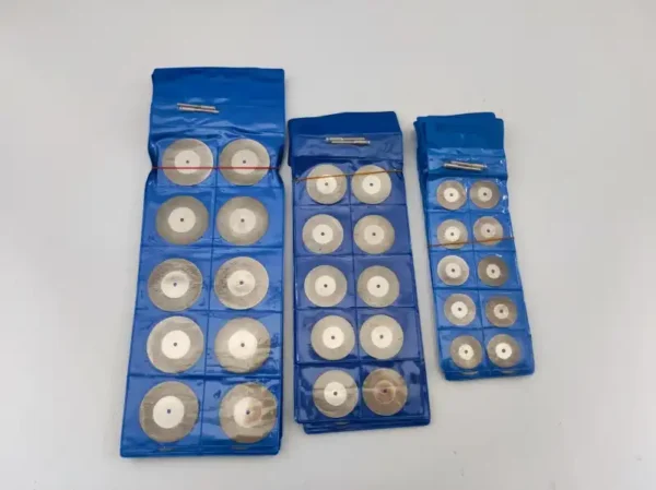 Rueda de corte de diamantes 10 piezas con mandril de 2 piezas para herramientas rotativas - Imagen 4