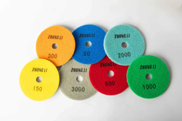 Diamante Disc de la almohadilla de pulido seco húmedo para la almohadilla para la piedra de granito de mármol de hormigón - Imagen 7
