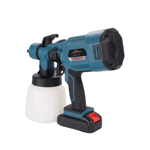 24V Battery Powered Automatic HVLP Cordless Paint Sprayer Gun - Imagen 2